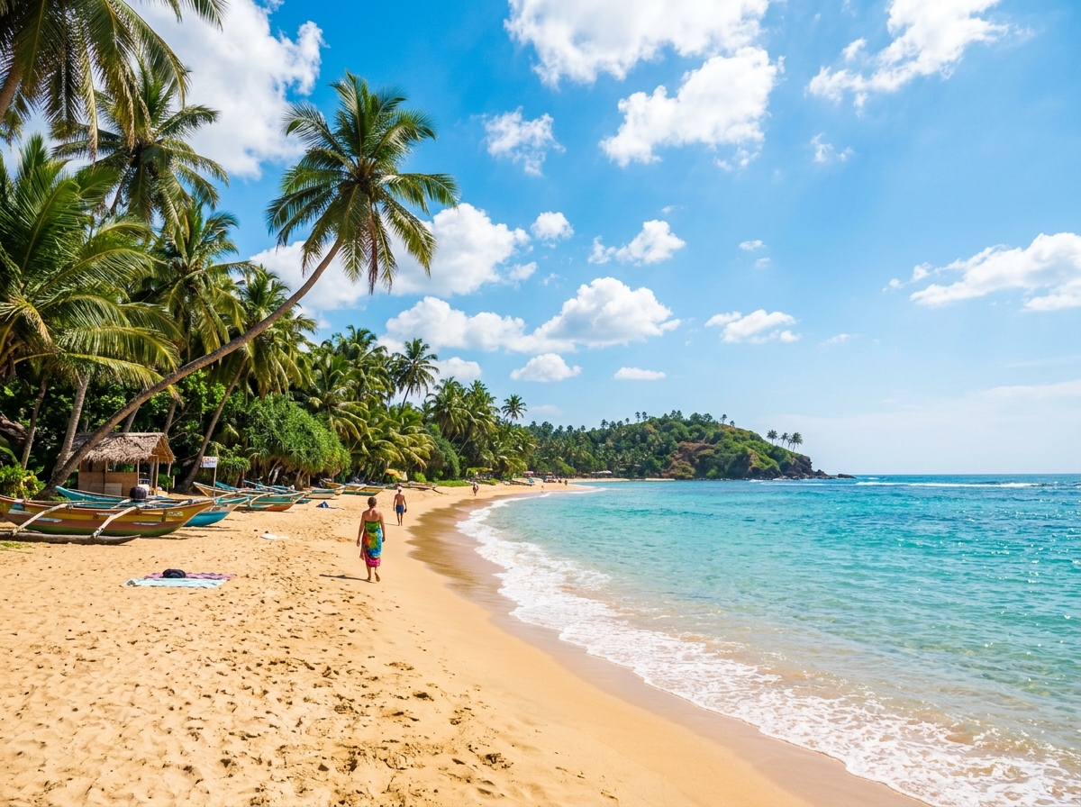 Vibrant Sri Lanka Tropical Beach